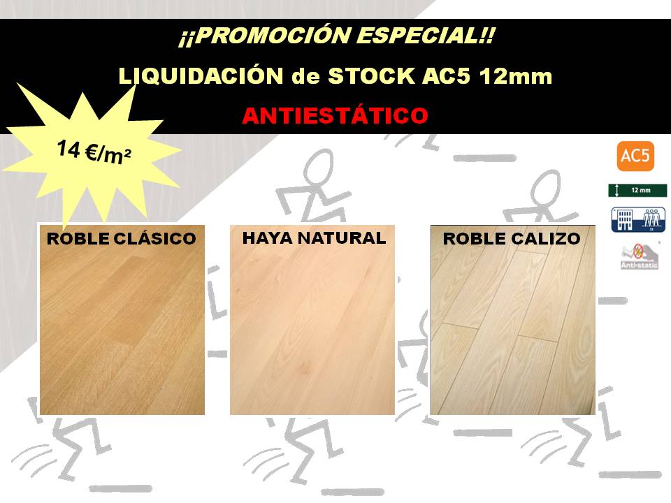 oferta especial ac5, 12mm, antiestatico