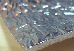 Foam de polietileno+aluminio vista