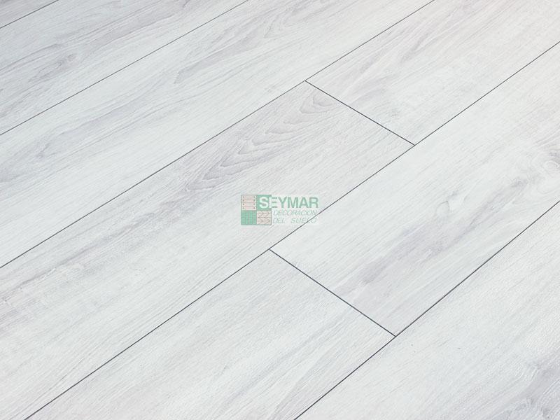 Tarima laminada AC6 12 mm Roble Hielo