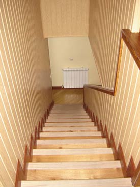 Revestimientos escaleras de madera