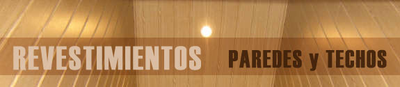 Revestimientos de madera paredes techos